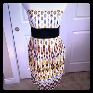 Strapless Anthropologie Notice Dress 👗 😍 Size 2